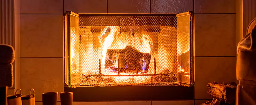 Mendota Hearth Landscape Fireplace Installation in Center Point, Alabama